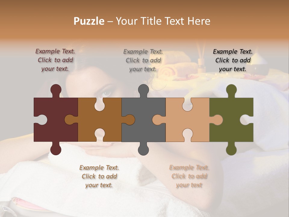 Enjoy Girl Lady PowerPoint Template