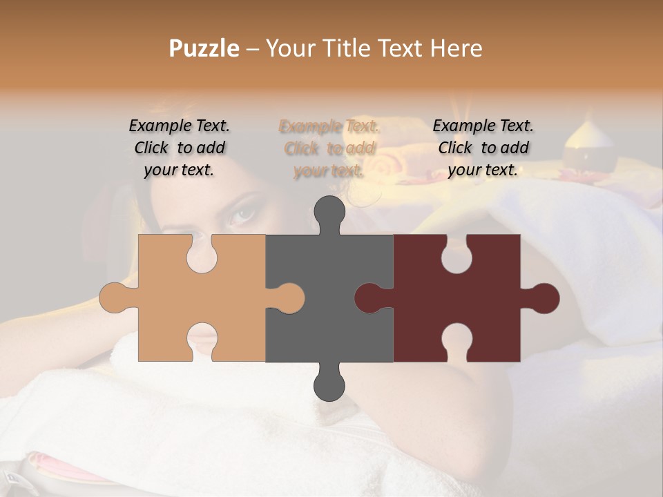 Enjoy Girl Lady PowerPoint Template