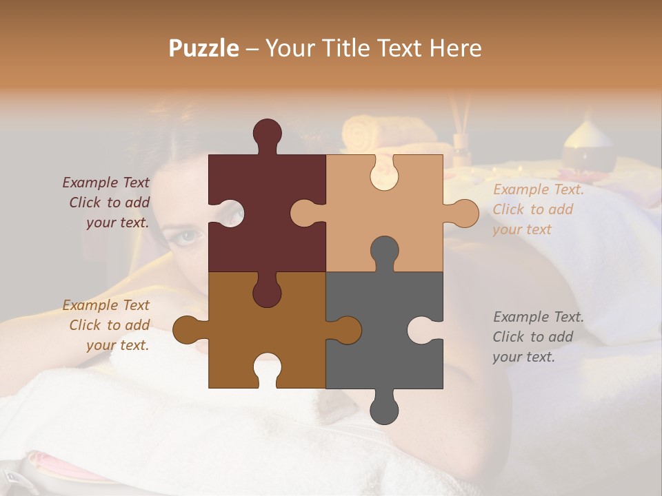 Enjoy Girl Lady PowerPoint Template