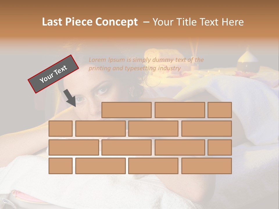 Enjoy Girl Lady PowerPoint Template