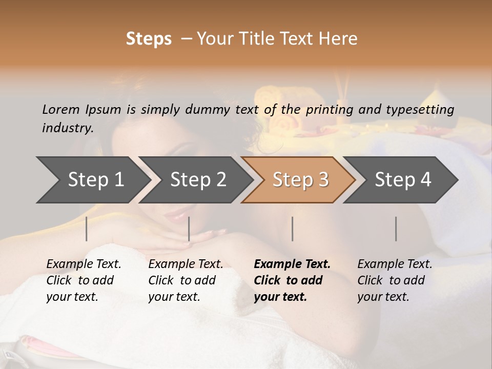 Enjoy Girl Lady PowerPoint Template