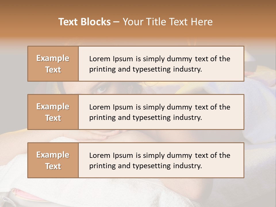 Enjoy Girl Lady PowerPoint Template