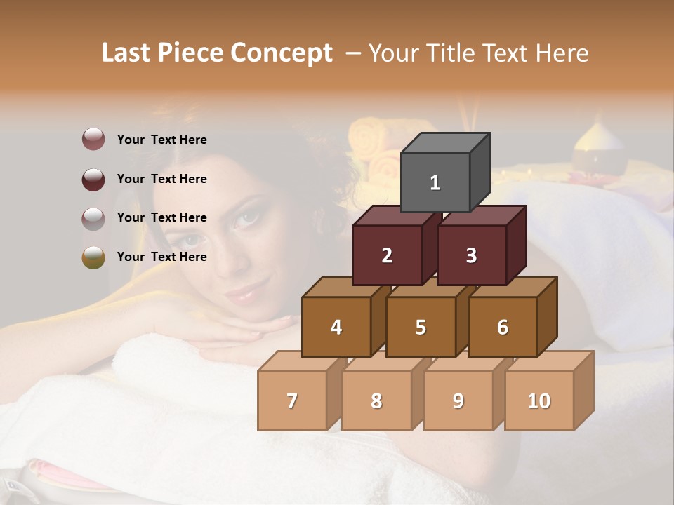 Enjoy Girl Lady PowerPoint Template