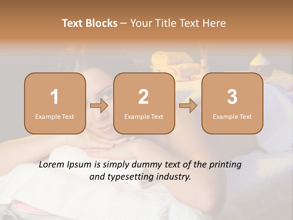 Enjoy Girl Lady PowerPoint Template