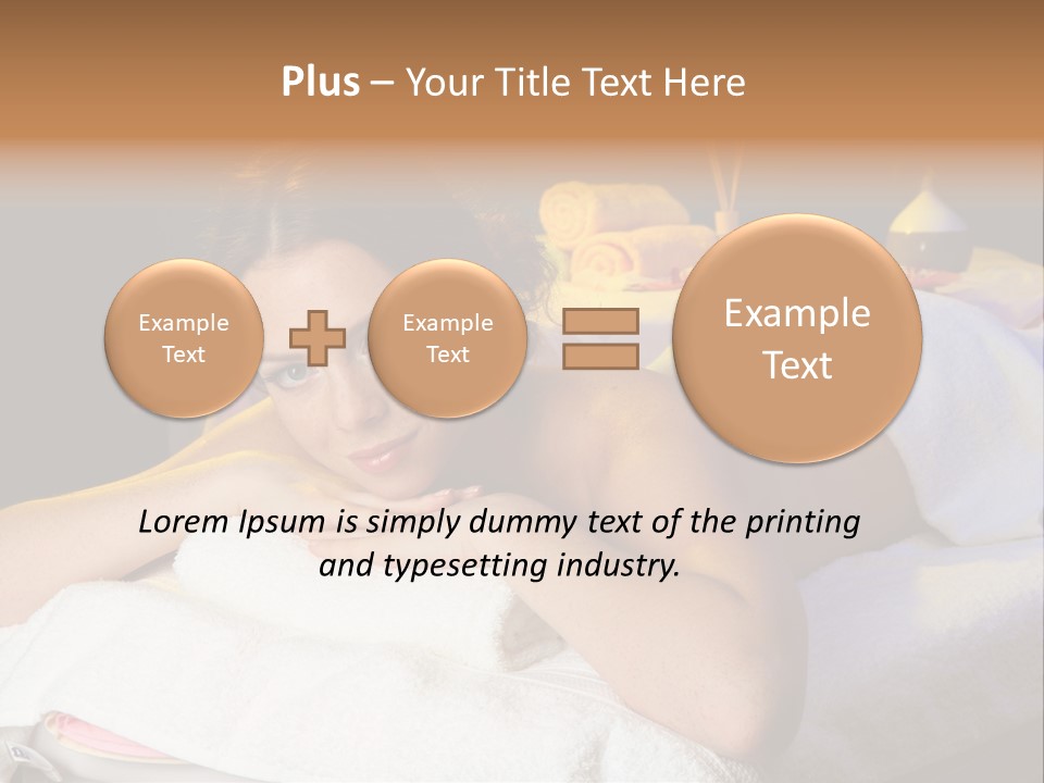 Enjoy Girl Lady PowerPoint Template