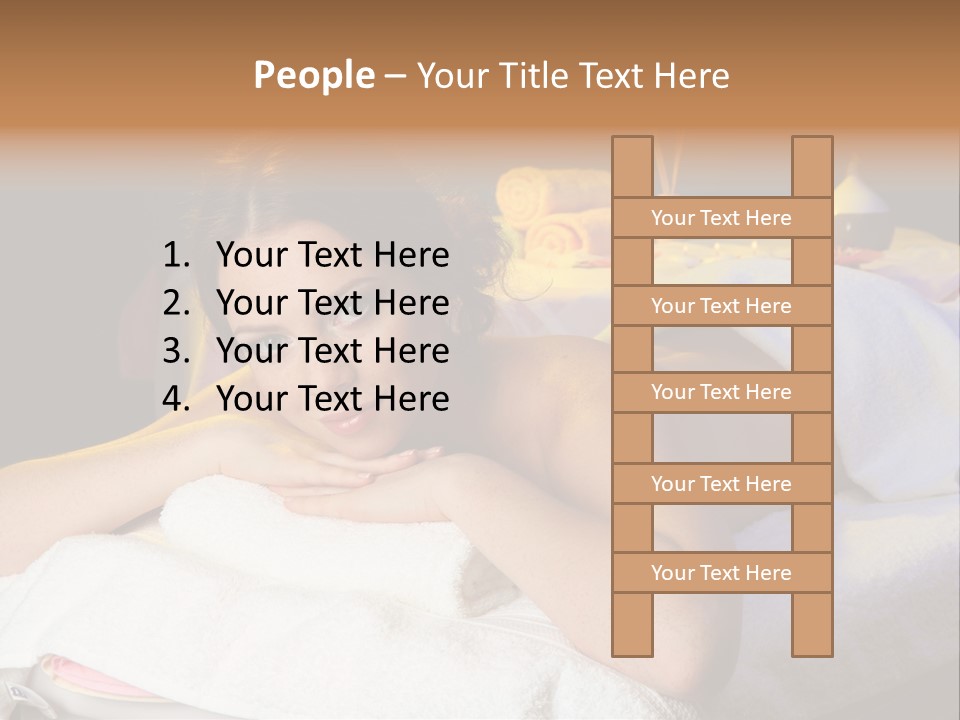 Enjoy Girl Lady PowerPoint Template