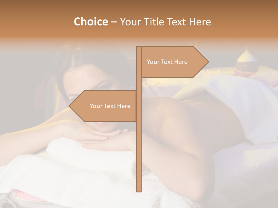 Enjoy Girl Lady PowerPoint Template