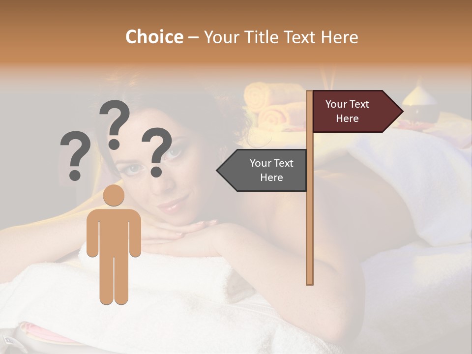 Enjoy Girl Lady PowerPoint Template