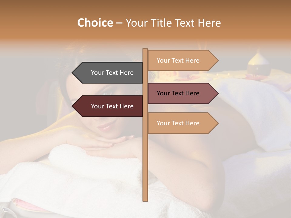 Enjoy Girl Lady PowerPoint Template