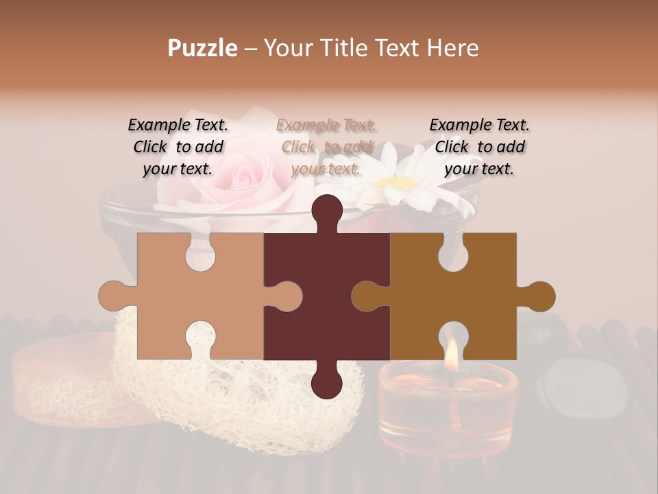 Candle Red Isolated PowerPoint Template