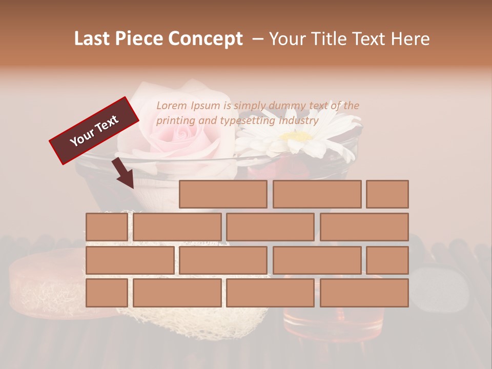 Candle Red Isolated PowerPoint Template