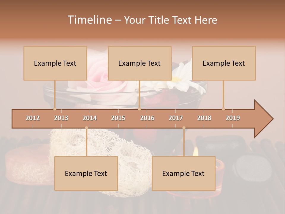 Candle Red Isolated PowerPoint Template
