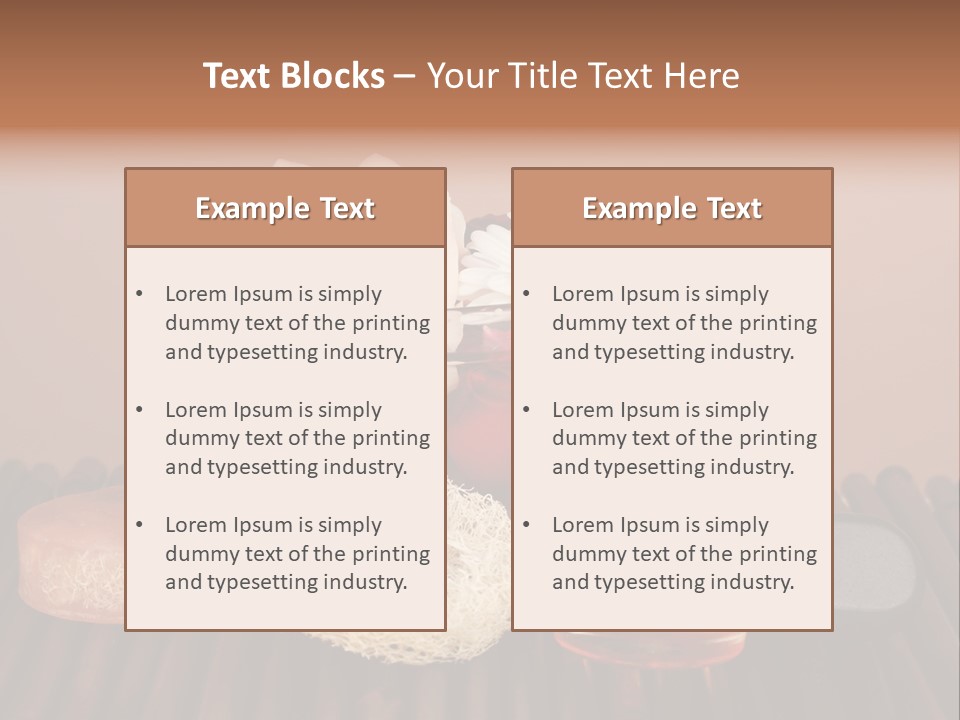 Candle Red Isolated PowerPoint Template