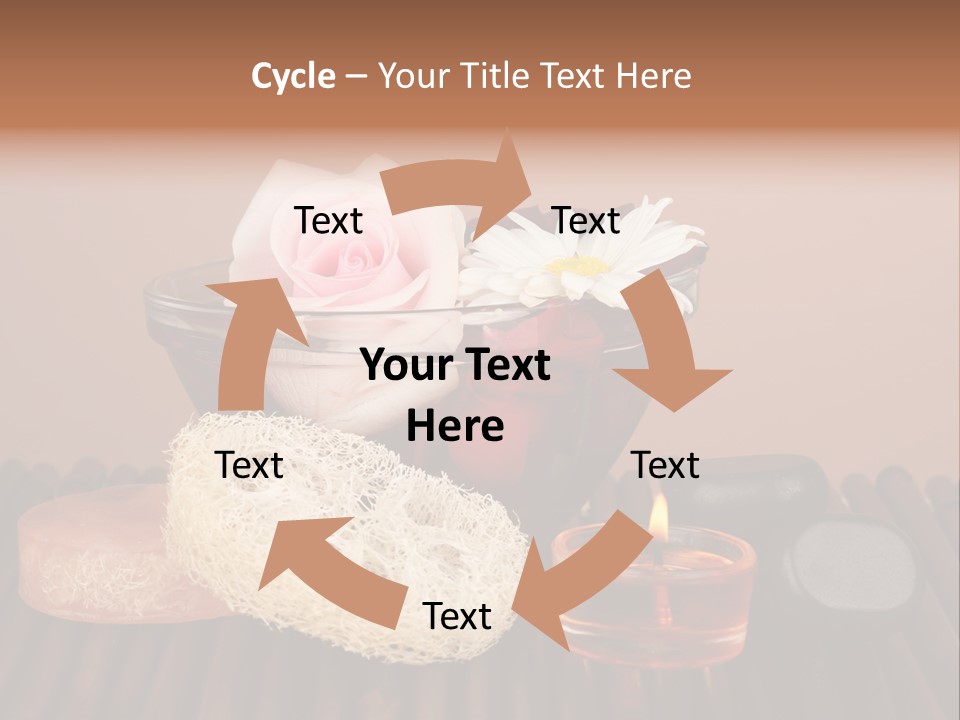 Candle Red Isolated PowerPoint Template