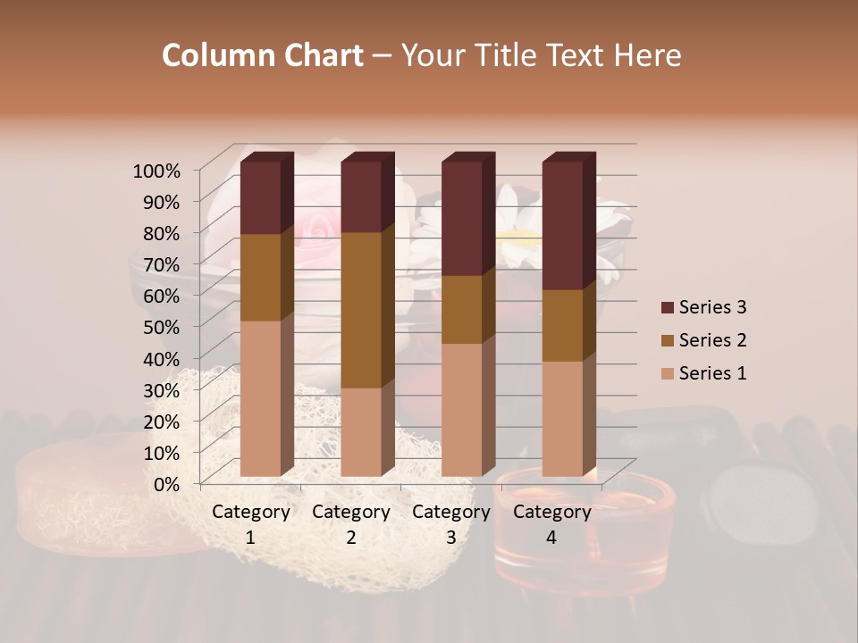 Candle Red Isolated PowerPoint Template