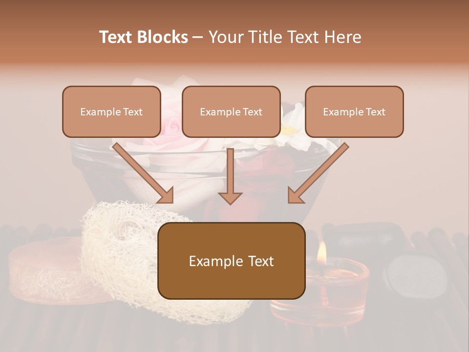 Candle Red Isolated PowerPoint Template