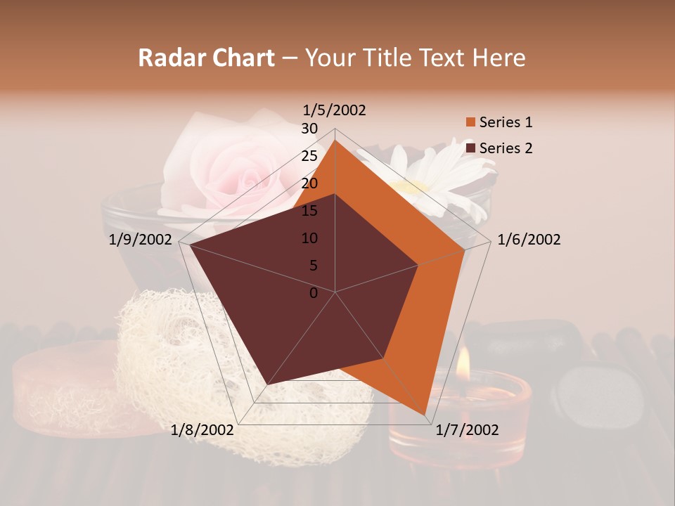 Candle Red Isolated PowerPoint Template