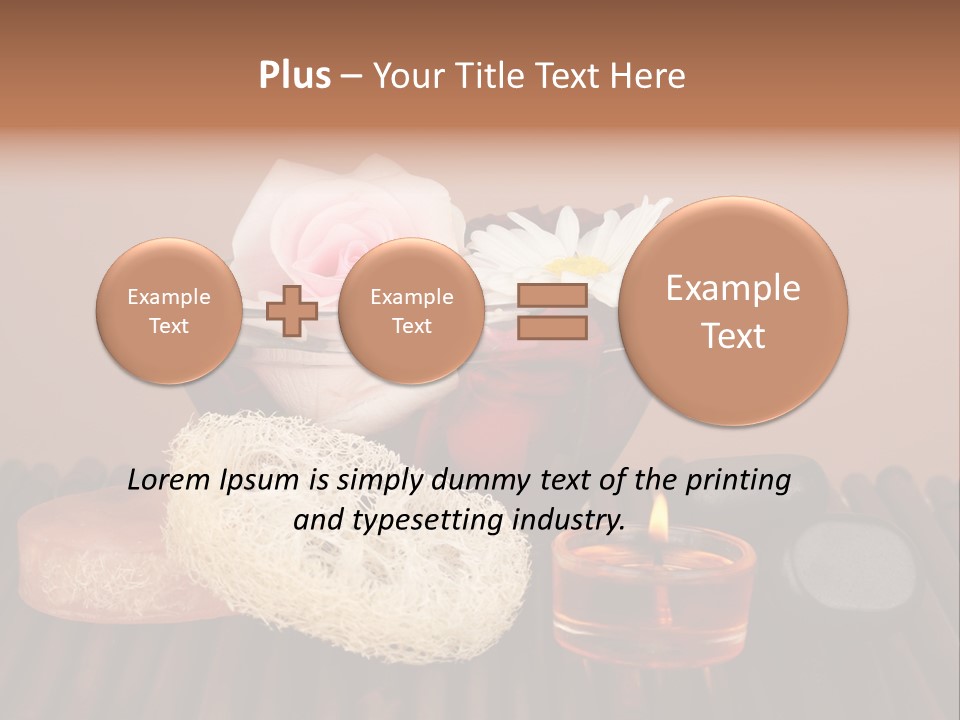 Candle Red Isolated PowerPoint Template