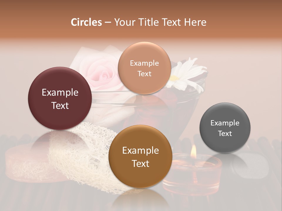 Candle Red Isolated PowerPoint Template