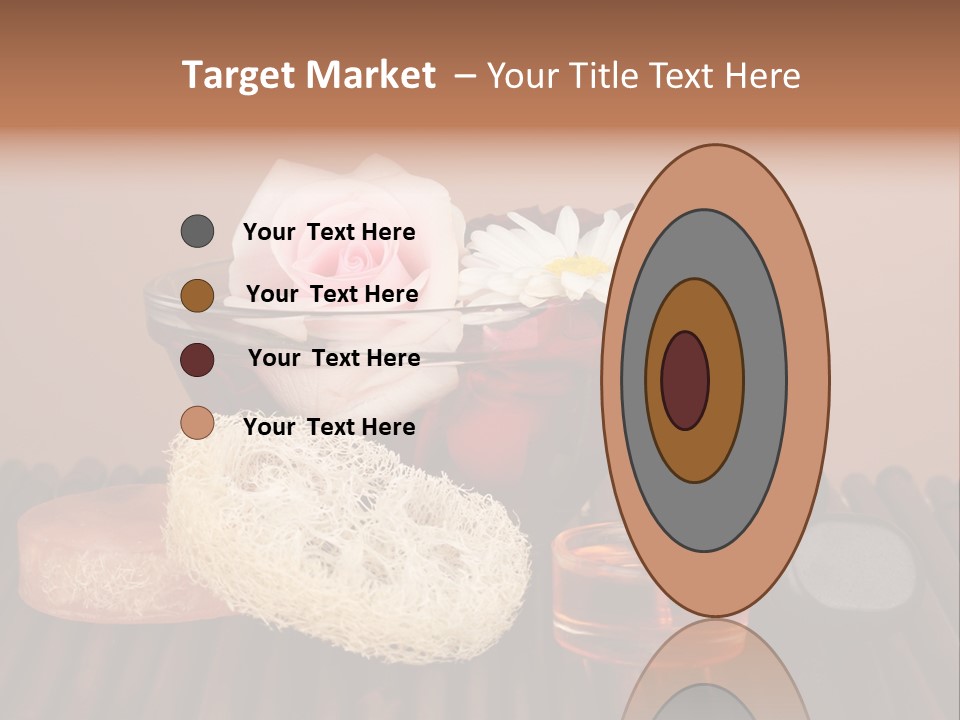 Candle Red Isolated PowerPoint Template