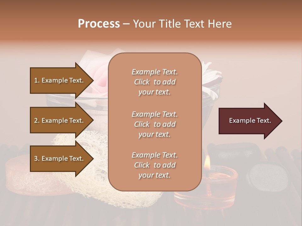 Candle Red Isolated PowerPoint Template