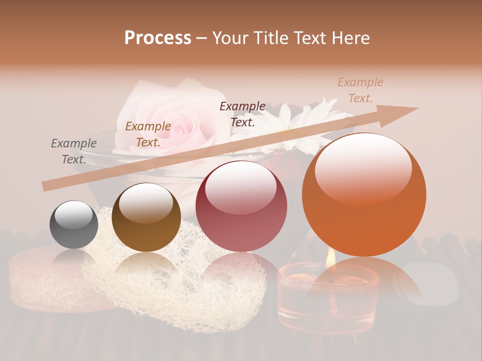 Candle Red Isolated PowerPoint Template