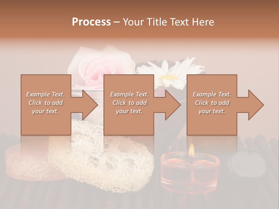 Candle Red Isolated PowerPoint Template