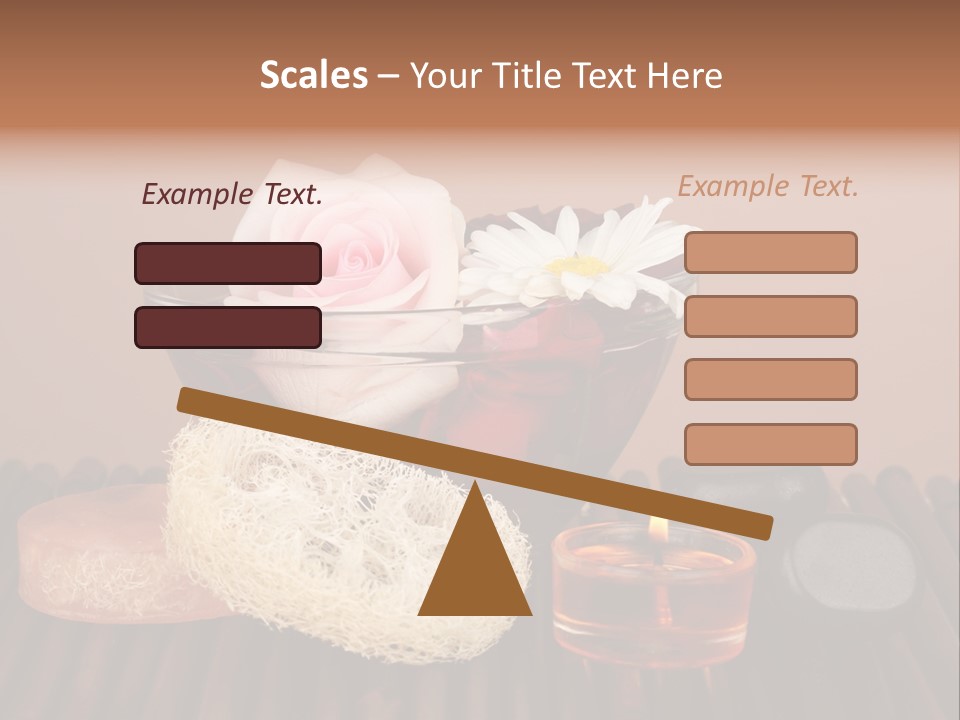 Candle Red Isolated PowerPoint Template