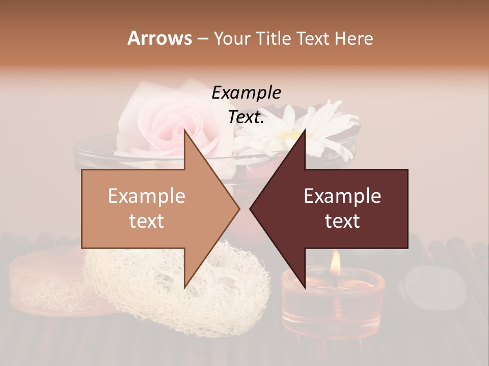 Candle Red Isolated PowerPoint Template