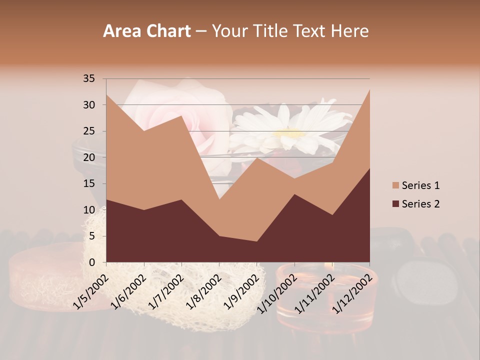 Candle Red Isolated PowerPoint Template