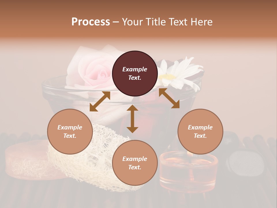 Candle Red Isolated PowerPoint Template