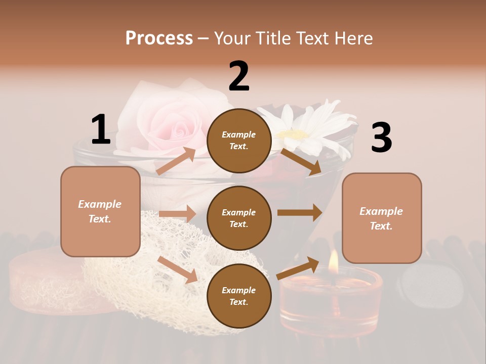 Candle Red Isolated PowerPoint Template