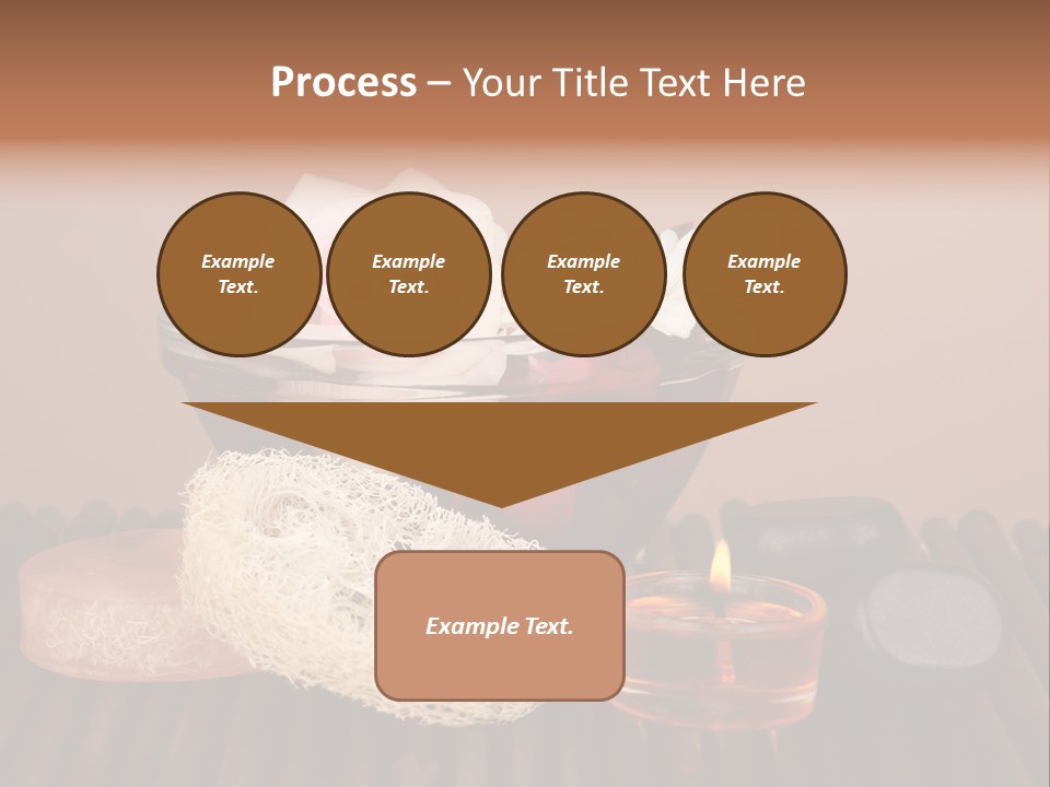 Candle Red Isolated PowerPoint Template