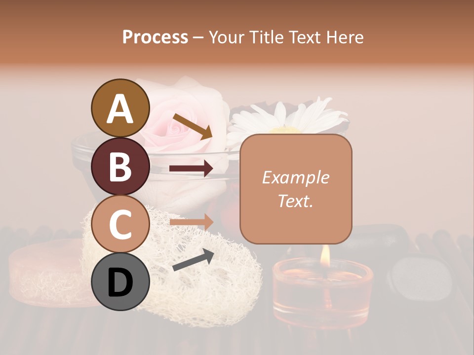 Candle Red Isolated PowerPoint Template