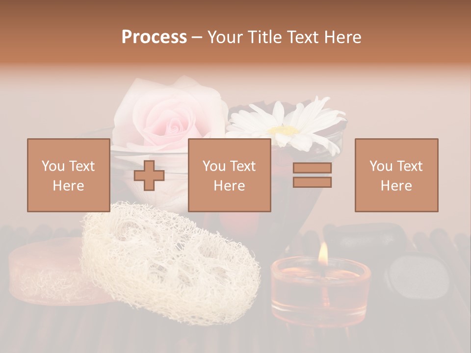 Candle Red Isolated PowerPoint Template