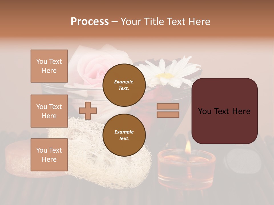 Candle Red Isolated PowerPoint Template