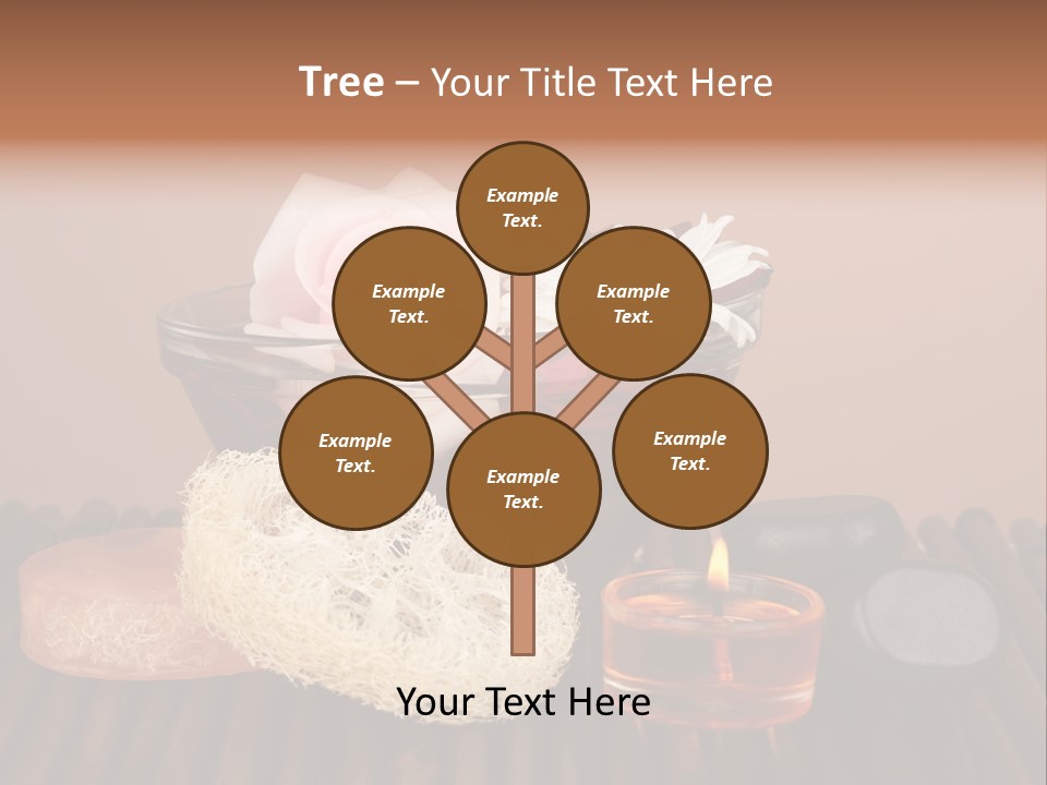 Candle Red Isolated PowerPoint Template