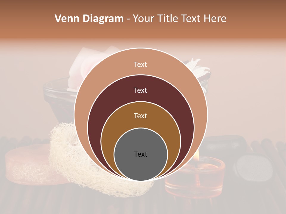 Candle Red Isolated PowerPoint Template