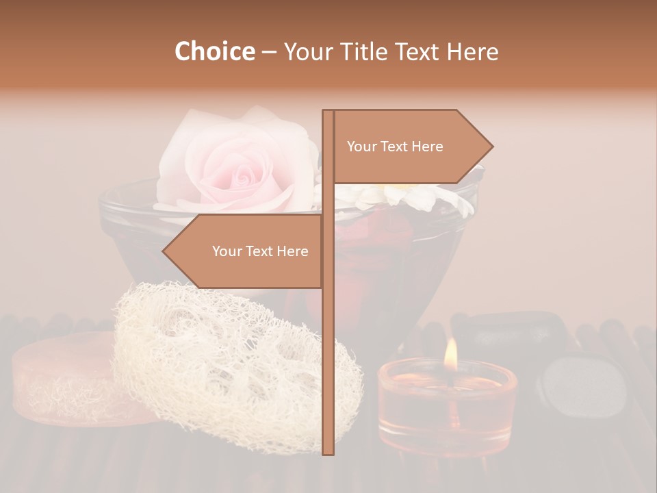 Candle Red Isolated PowerPoint Template