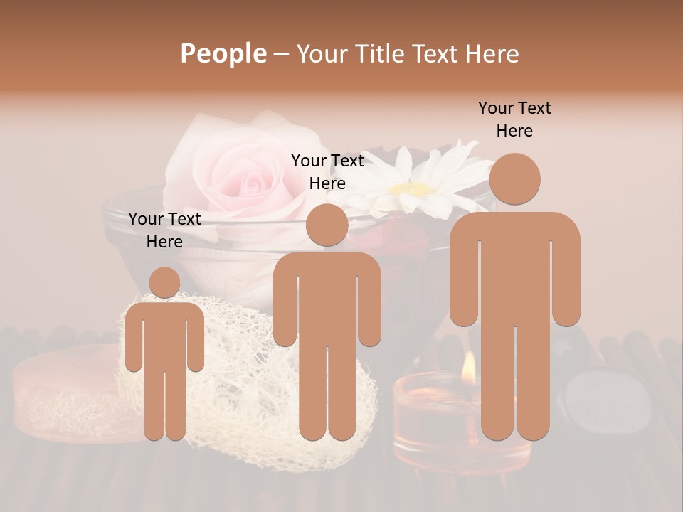 Candle Red Isolated PowerPoint Template