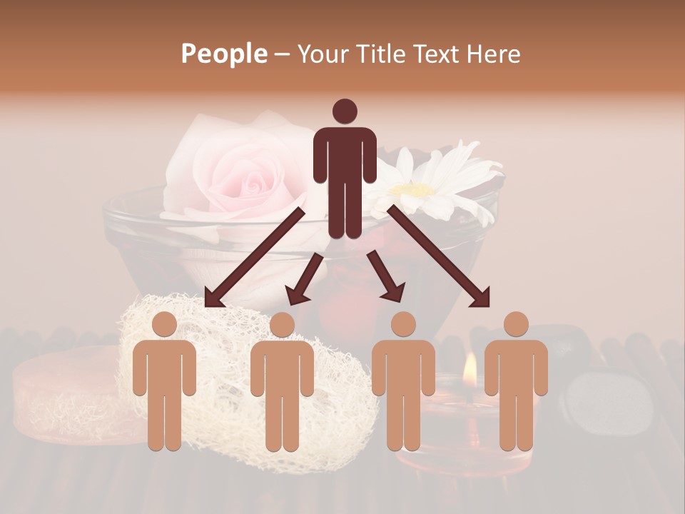 Candle Red Isolated PowerPoint Template