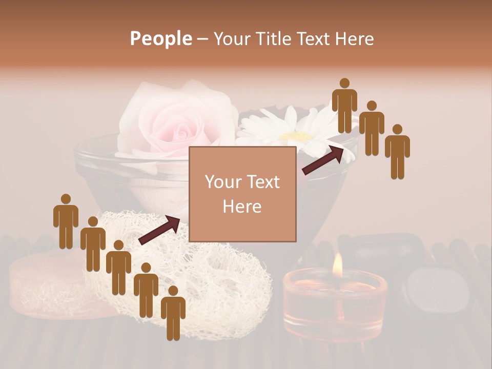 Candle Red Isolated PowerPoint Template