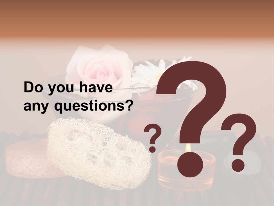 Candle Red Isolated PowerPoint Template