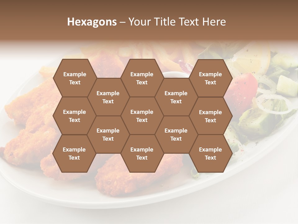Objects Food Plate PowerPoint Template