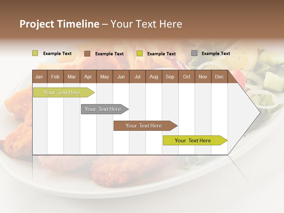 Objects Food Plate PowerPoint Template