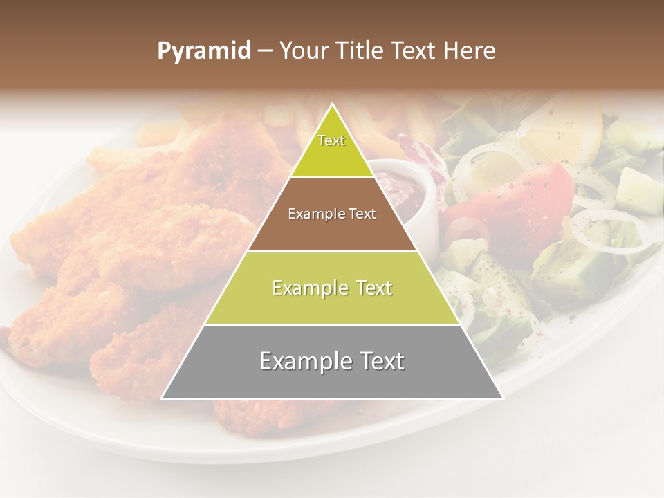 Objects Food Plate PowerPoint Template