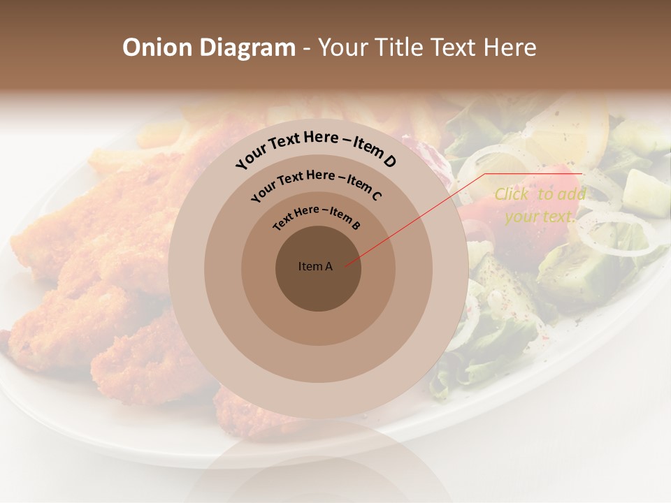 Objects Food Plate PowerPoint Template