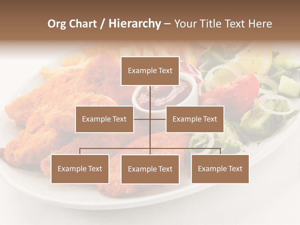 Objects Food Plate PowerPoint Template