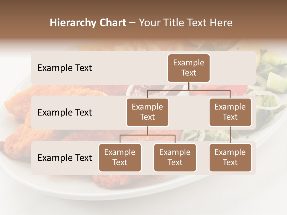 Objects Food Plate PowerPoint Template