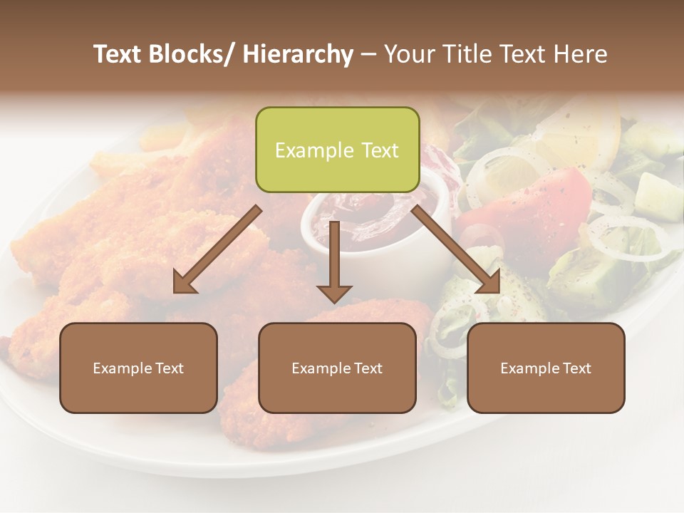 Objects Food Plate PowerPoint Template